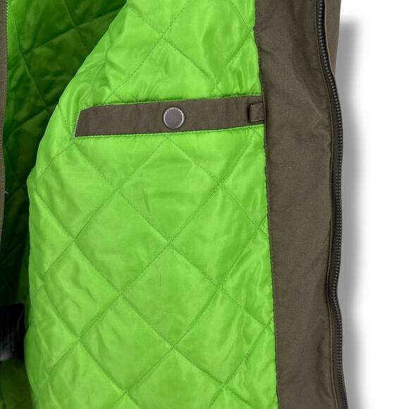 Volcom Voider Lined Jacket Men's Size XL Olive Green Corduroy Collar - Picture 7 of 11